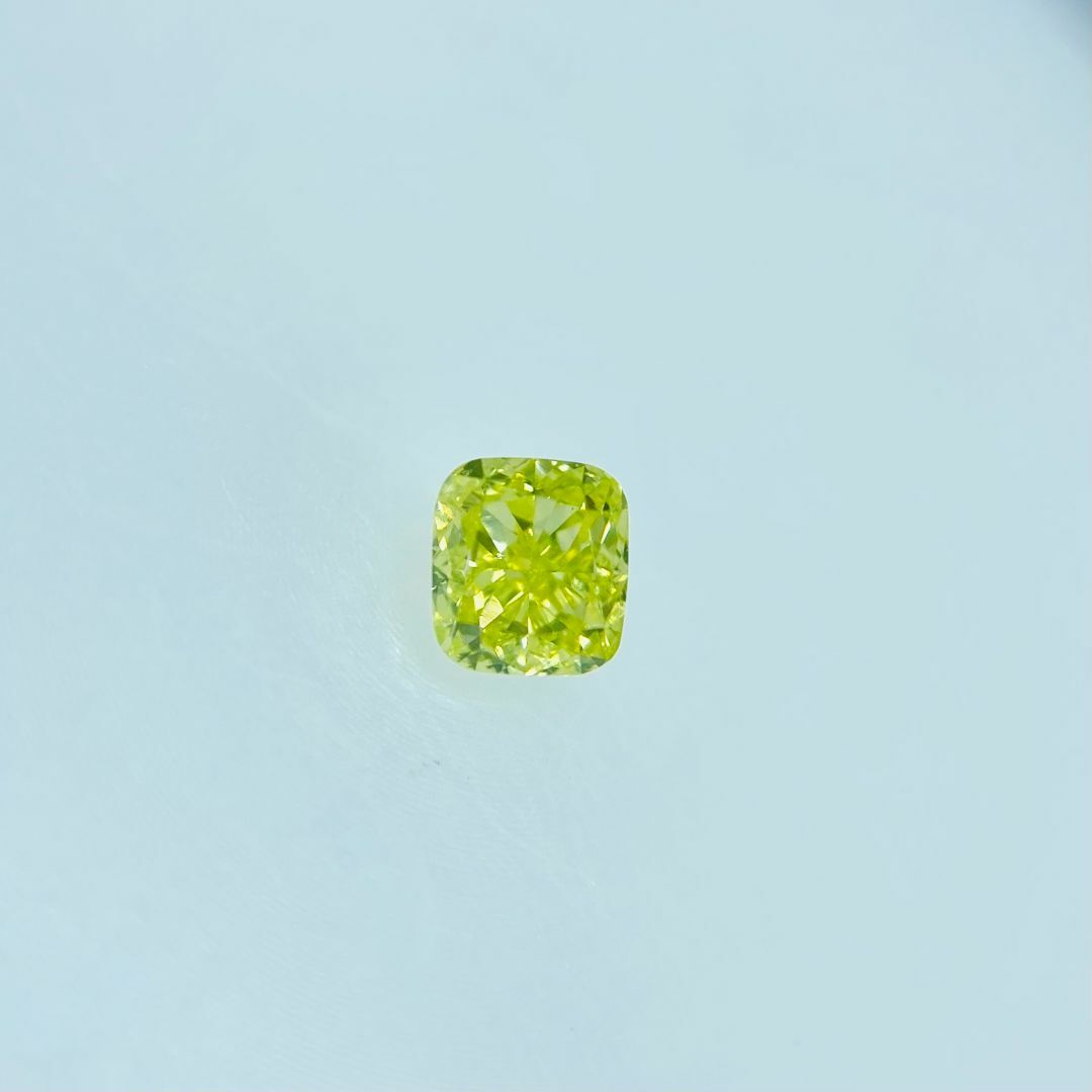 FANCY INTENSE GREEN YELLOW 0.200ct X 3