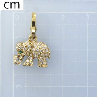 カルティエ Cartier チャーム ペンダントトップ キャンディ 象 エレファント モチーフ エメラルド ダイヤモンド K18YG 【中古】 カルティエ CARTIER キャンディ チャーム ペンダントトップ ダイヤモンド エメラルド エレファント 象モチーフ K18WG ホワイトゴールド /290292【BJ】