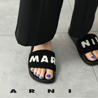 Marni - MARNI マルニ フラットサンダル 36 ムートン ファーの通販 by ...