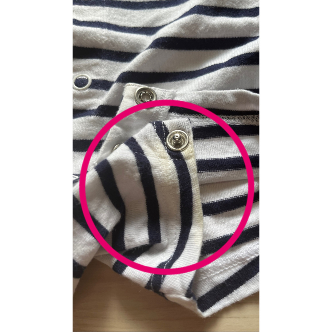 mikihouse(ミキハウス)のミキハウス　ロンパース　半袖 キッズ/ベビー/マタニティのベビー服(~85cm)(ロンパース)の商品写真