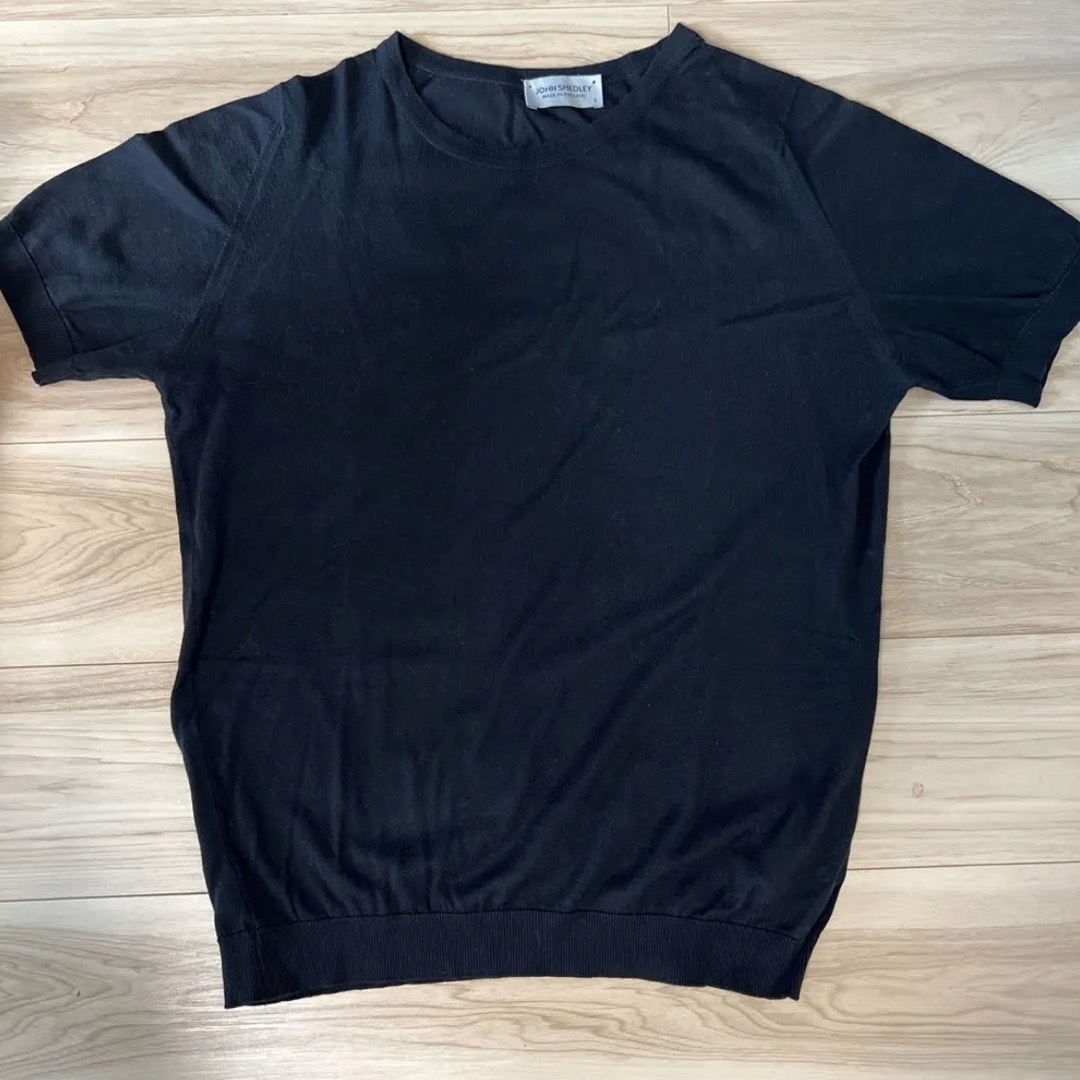 JOHN SMEDLEY(ジョンスメドレー)のジョンスメドレー半袖コットンクルーネック メンズのトップス(Tシャツ/カットソー(半袖/袖なし))の商品写真