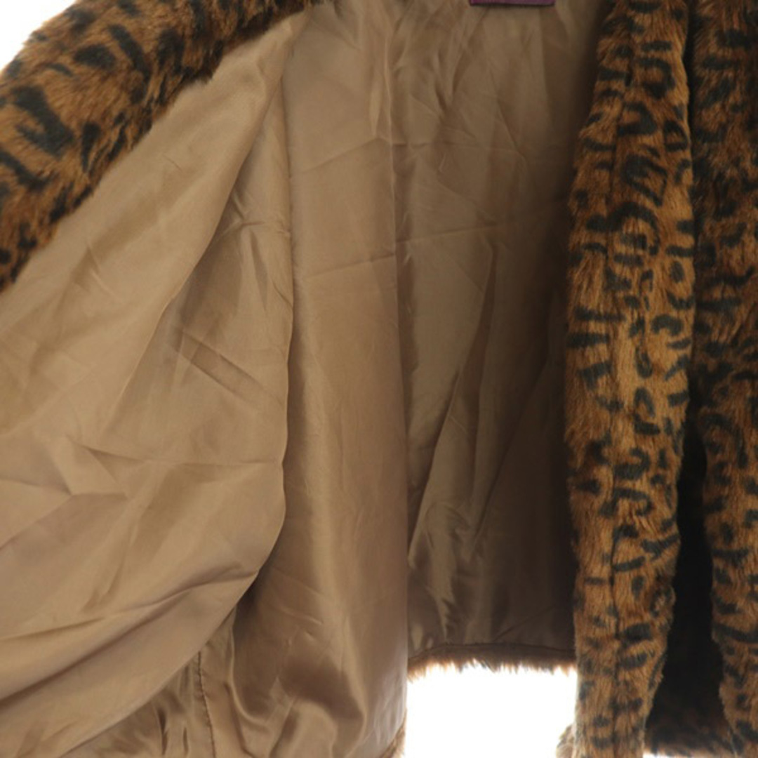 URBAN RESEARCH アーバンリサーチ ファー ジャケット レオパード