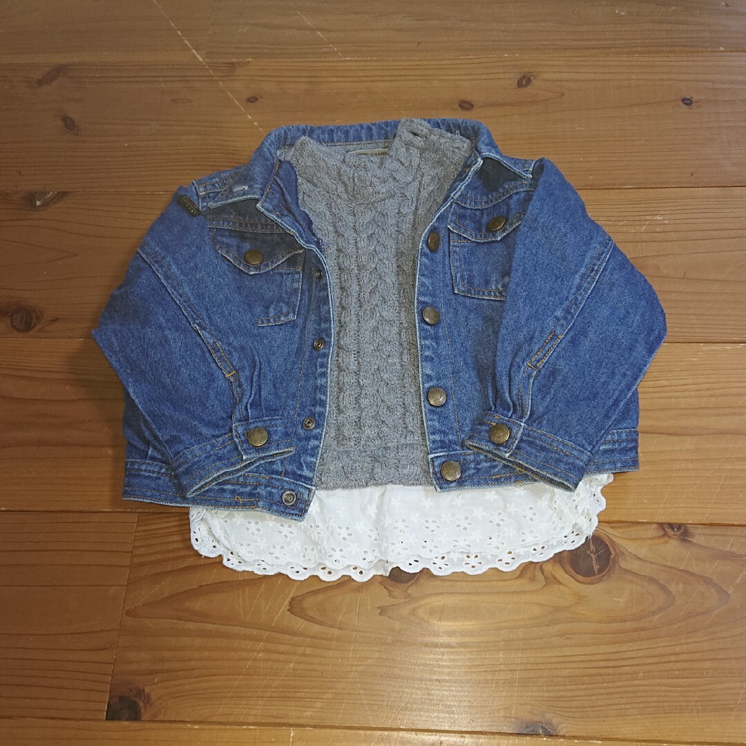 WILL MERY(ウィルメリー)の女の子 トップスセット キッズ/ベビー/マタニティのキッズ服女の子用(90cm~)(ニット)の商品写真