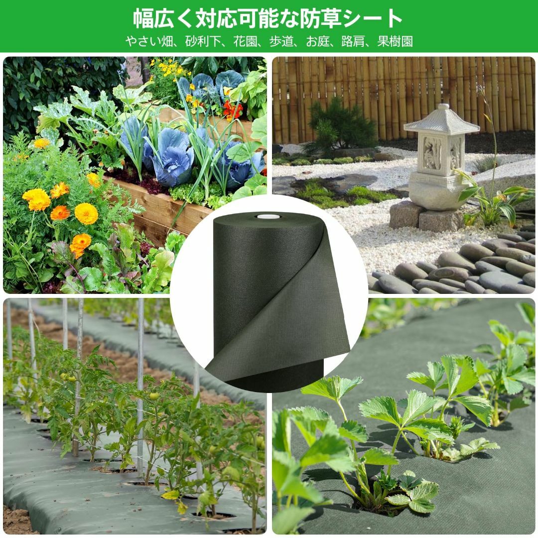 除草シート1mx 30mとUピン 100本付き