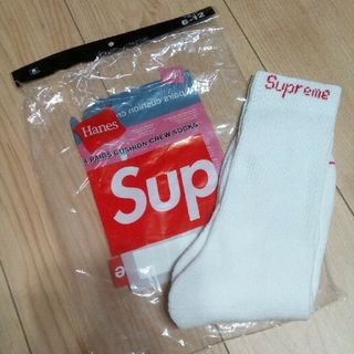 シュプリーム(Supreme)のSupreme crew socks シュプリーム ソックス1組(その他)