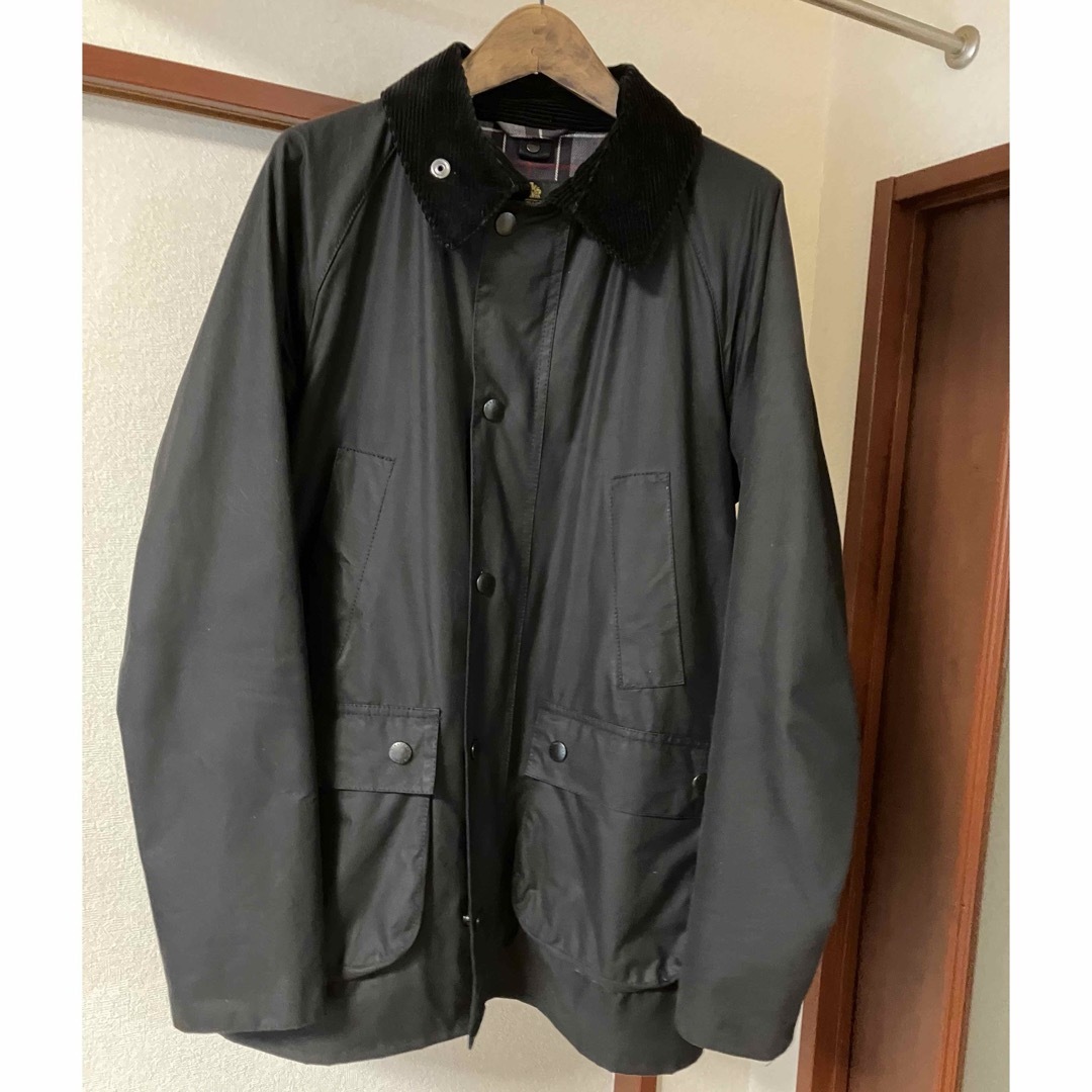 メンズBARBOUR BEDALE SL WAX JACKET BLACK