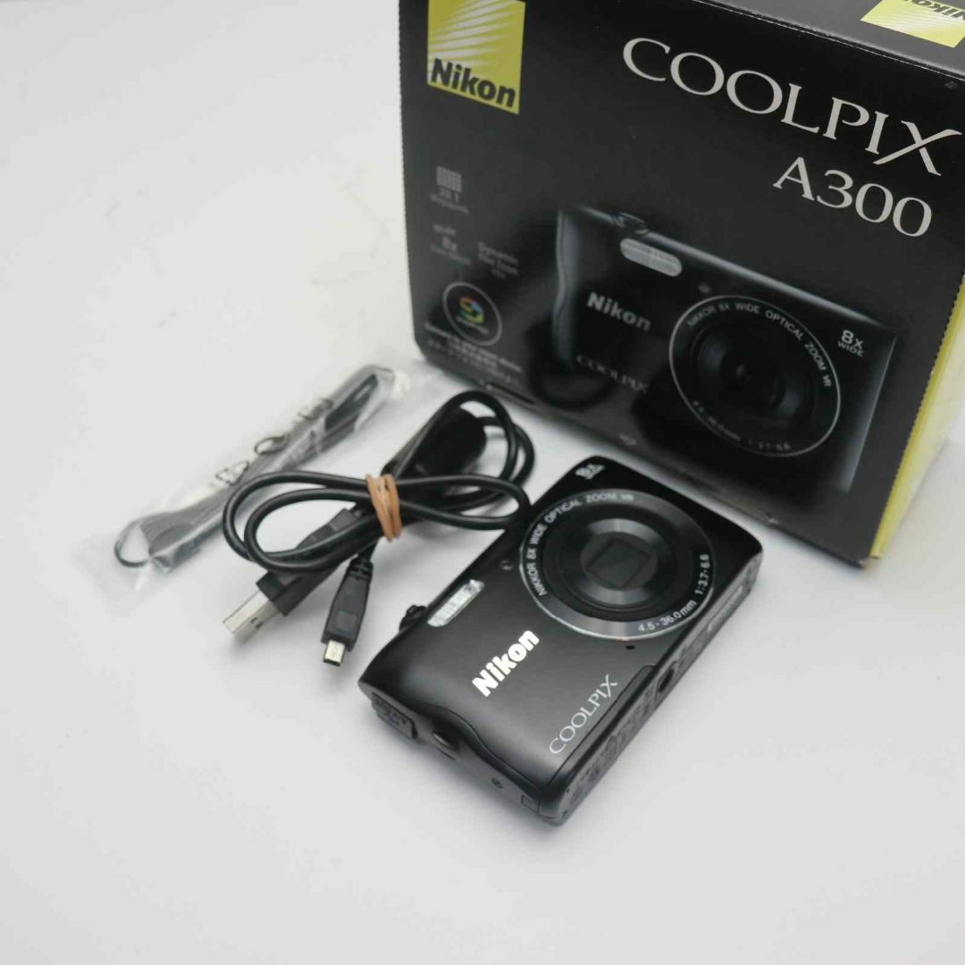 Nikon - 超美品 COOLPIX A300 ブラック の通販 by エコスタ｜ニコン 