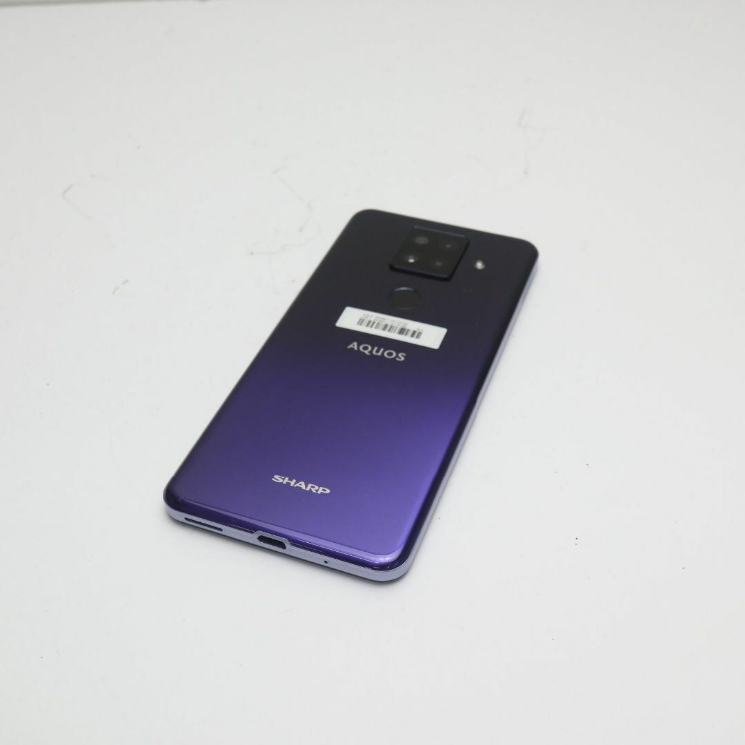 超美品 SIMフリー AQUOS sense4 plus SH-M16  パープル