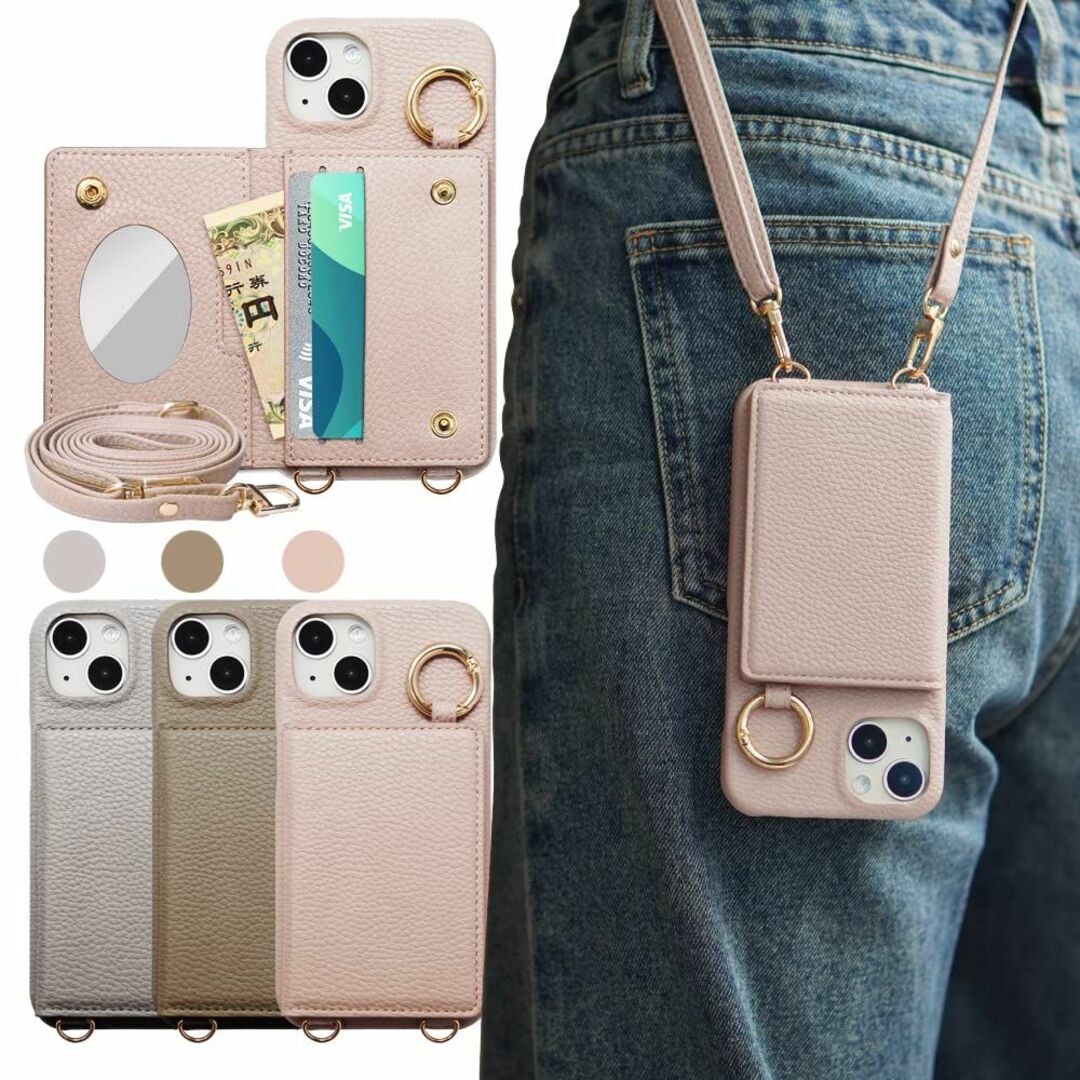 【色: pink】iphone13ケース あいふぉん13ケース スマホケース i