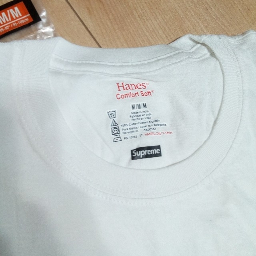 Supreme(シュプリーム)のSupreme Hanes tagless tees シュプリームTシャツ1枚 メンズのトップス(Tシャツ/カットソー(半袖/袖なし))の商品写真