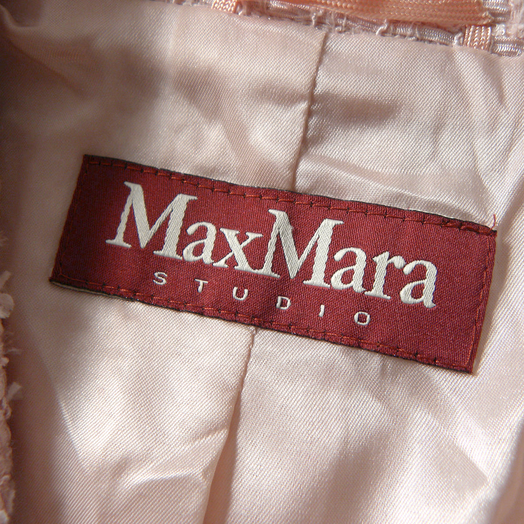 max mara 白タグ　ワンピース　アルパカ　ヘリンボーン　L