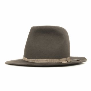 ネイバーフッド(NEIGHBORHOOD)のNEIGHBORHOOD ネイバーフッド ハット サイズ:M 150周年モデル STETSON ステットソン ラビットファー 中折れハット STETSON / R-HAT 16AW ダークブラウン 帽子 コラボ【メンズ】(ハット)