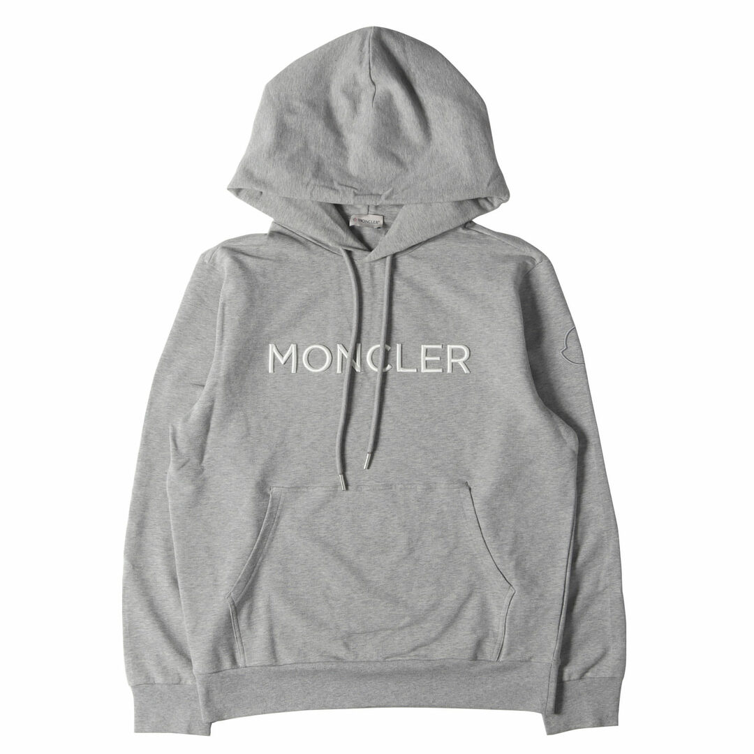 【極美品】MONCLER  ハーフジップ　パーカー MサイズモンクレールサイズM