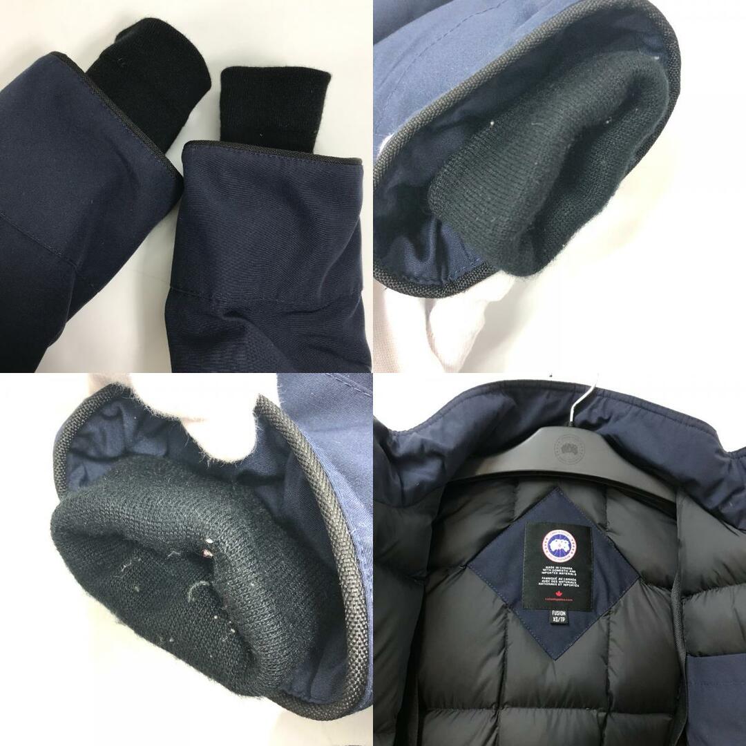 CANADA GOOSE(カナダグース)のカナダグース CANADA GOOSE トリリウムパーカー 6550LA ファー フード アウター ダウンジャケット ポリエステル ネイビー レディースのジャケット/アウター(ダウンジャケット)の商品写真