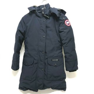 カナダグース(CANADA GOOSE)のカナダグース CANADA GOOSE トリリウムパーカー 6550LA ファー フード アウター ダウンジャケット ポリエステル ネイビー(ダウンジャケット)