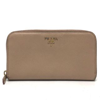 プラダ　PRADA 新品　正規品　長財布　ラウンド　ハート　ベージュ