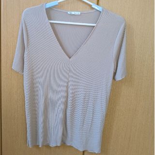 ザラ(ZARA)のZARA　カットソー(Tシャツ(半袖/袖なし))