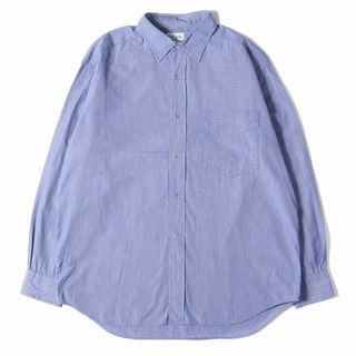 ポールスミス(Paul Smith)のPaul Smith ポールスミス シャツ サイズ:L ピンチェック フォーマル ドレス シャツ 487637EM 685 長袖 コンバーチブルカフス LONDON ブルー ホワイト トップス カットソー ブランド【メンズ】【中古】(シャツ)