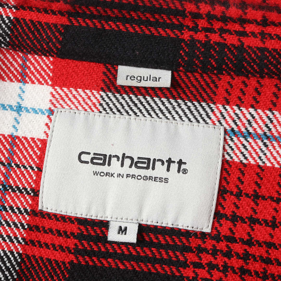 Carhartt WIP カーハート ワークインプログレス シャツ サイズ:M チェック レギュラーフィット ヘビー フランネル シャツ L/S LAWLER SHIRT トップス カジュアルシャツ 長袖 regular ヘビネル レッド ブラック ホワイト ワーク 【メンズ】 2