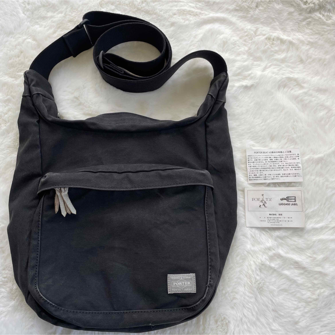 早い者勝ち【美品】PORTER BEAT ショルダー コットンキャンバス | フリマアプリ ラクマ