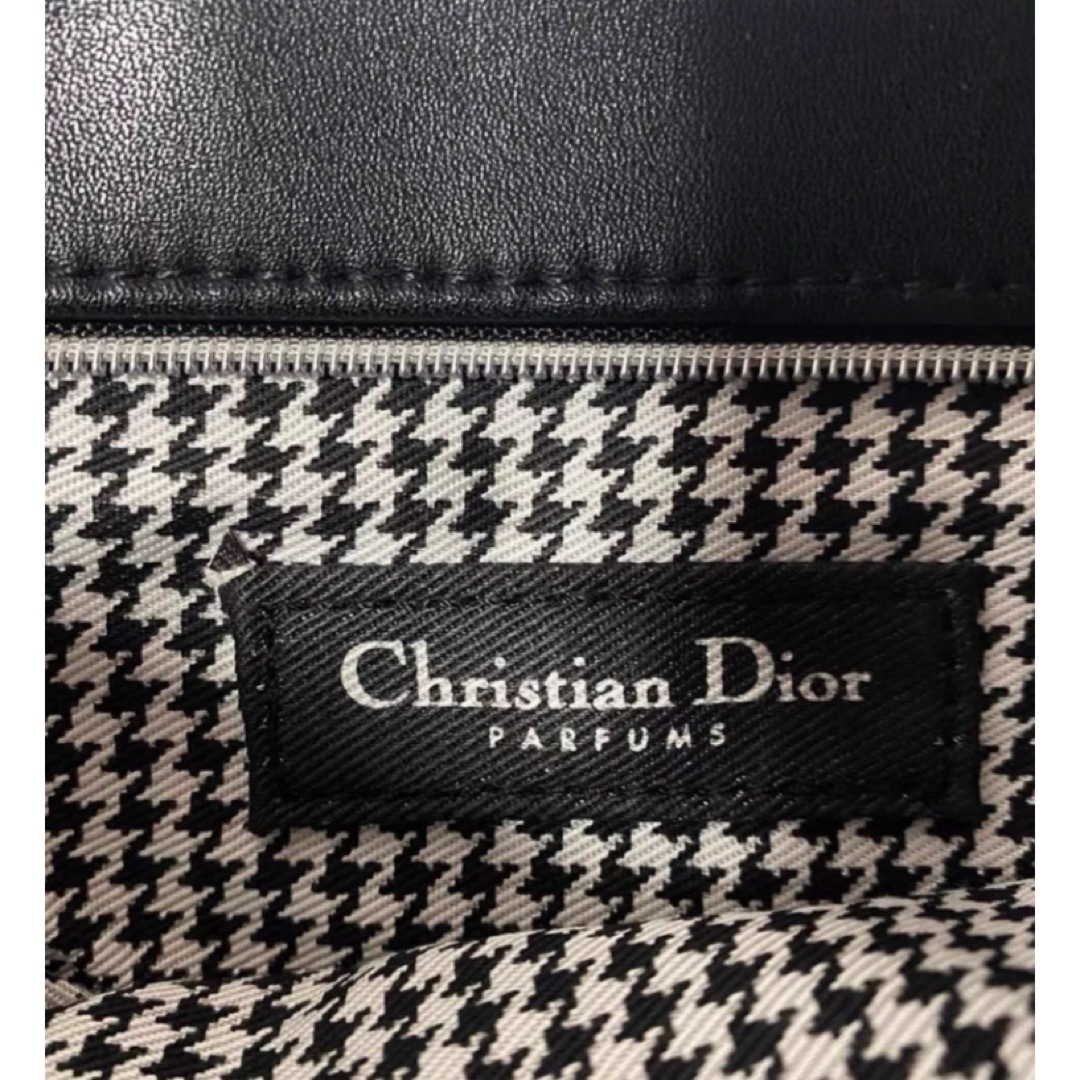 DIOR ノベルティ　レザーポーチ　千鳥巾着