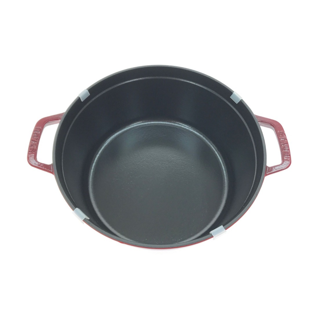 ▼▼STAUB ストウブ ピコ ココット ラウンド チェリー 26cm 5.2l 40509-840