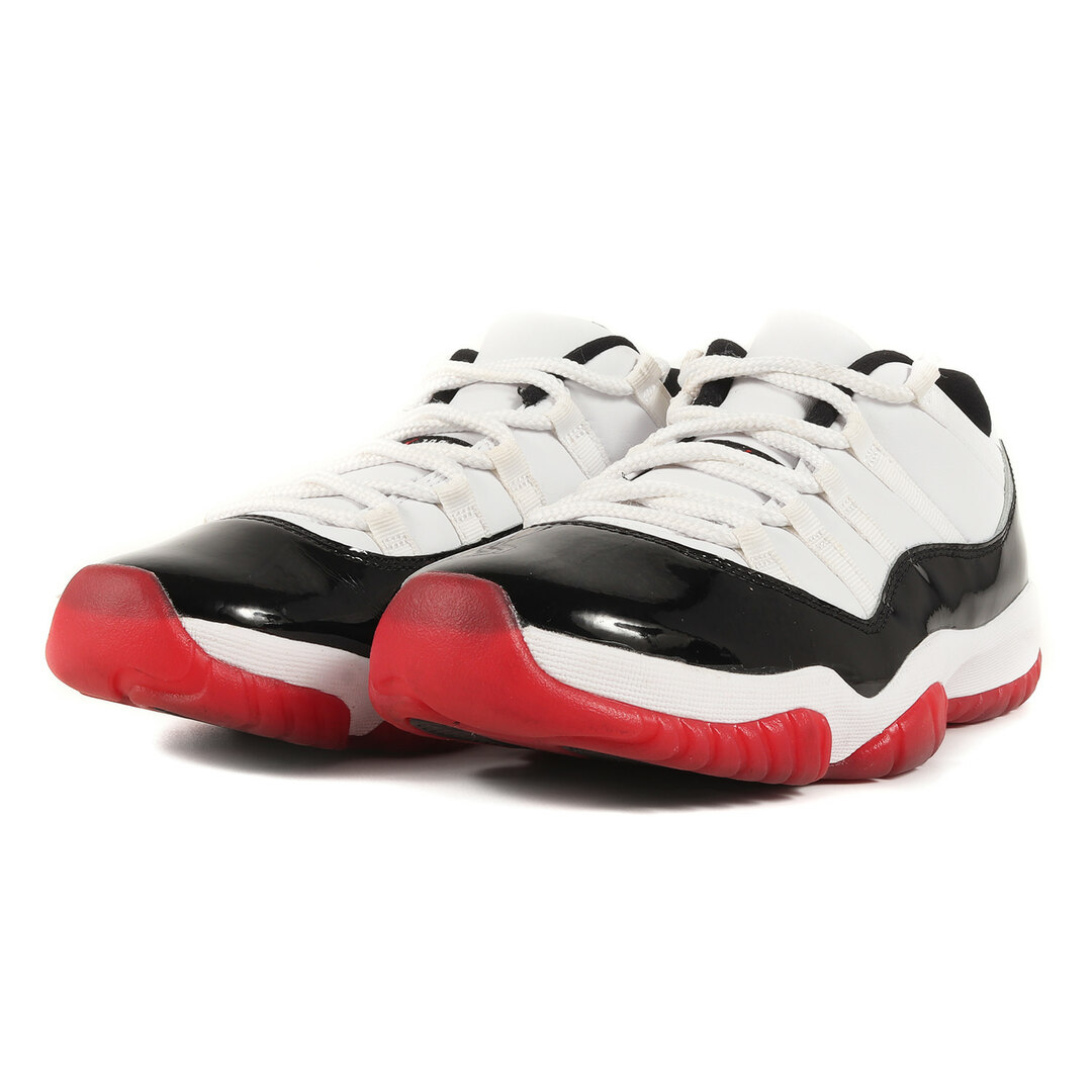 NIKE ナイキ サイズ:25.5cm AIR JORDAN 11 RETRO LOW WHITE BRED (AV2187-160) 2020年  エアジョーダン11 レトロ ロー ホワイト バーシティレッド US7.5 ローカット スニーカー シューズ 靴 ブランド【メンズ】【中古】【美品】