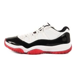 ナイキ(NIKE)のNIKE ナイキ サイズ:25.5cm AIR JORDAN 11 RETRO LOW WHITE BRED (AV2187-160) 2020年 エアジョーダン11 レトロ ロー ホワイト バーシティレッド US7.5 ローカット スニーカー シューズ 靴 ブランド【メンズ】【中古】【美品】(スニーカー)