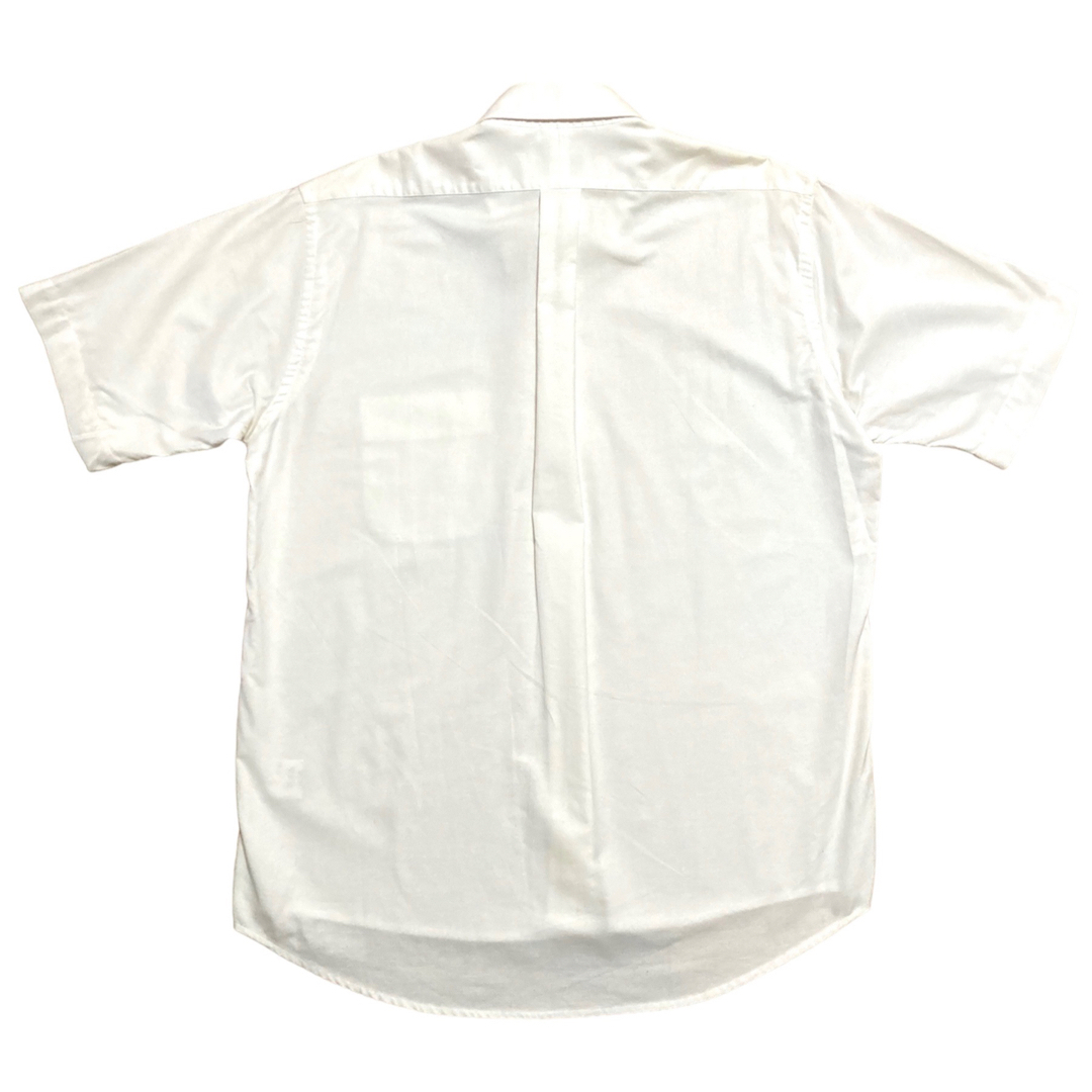 Yves Saint Laurent(イヴサンローラン)の90s YSL プールオム　ボタンダウンシャツ　白　M ブランド古着　ビンテージ メンズのトップス(シャツ)の商品写真
