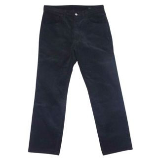 コモリ(COMOLI)のCOMOLI コモリ 22AW W03-03011 CORDUROY 5POCKET PANTS コーデュロイ 5ポケット パンツ ブラック系 3【中古】(その他)