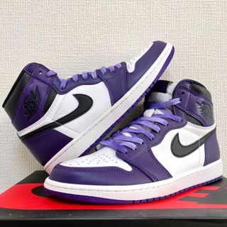 ナイキ(NIKE)のAIR JORDAN1 RETRO HIGH OG "Court Purple"(スニーカー)