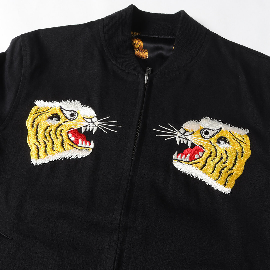 WACKO MARIA ワコマリア ジャケット サイズ:M タイガー リバーシブル ベトジャン スーベニアジャケット VIETNAM JACKET ブラック 黒 アウター ブルゾン 【メンズ】【美品】