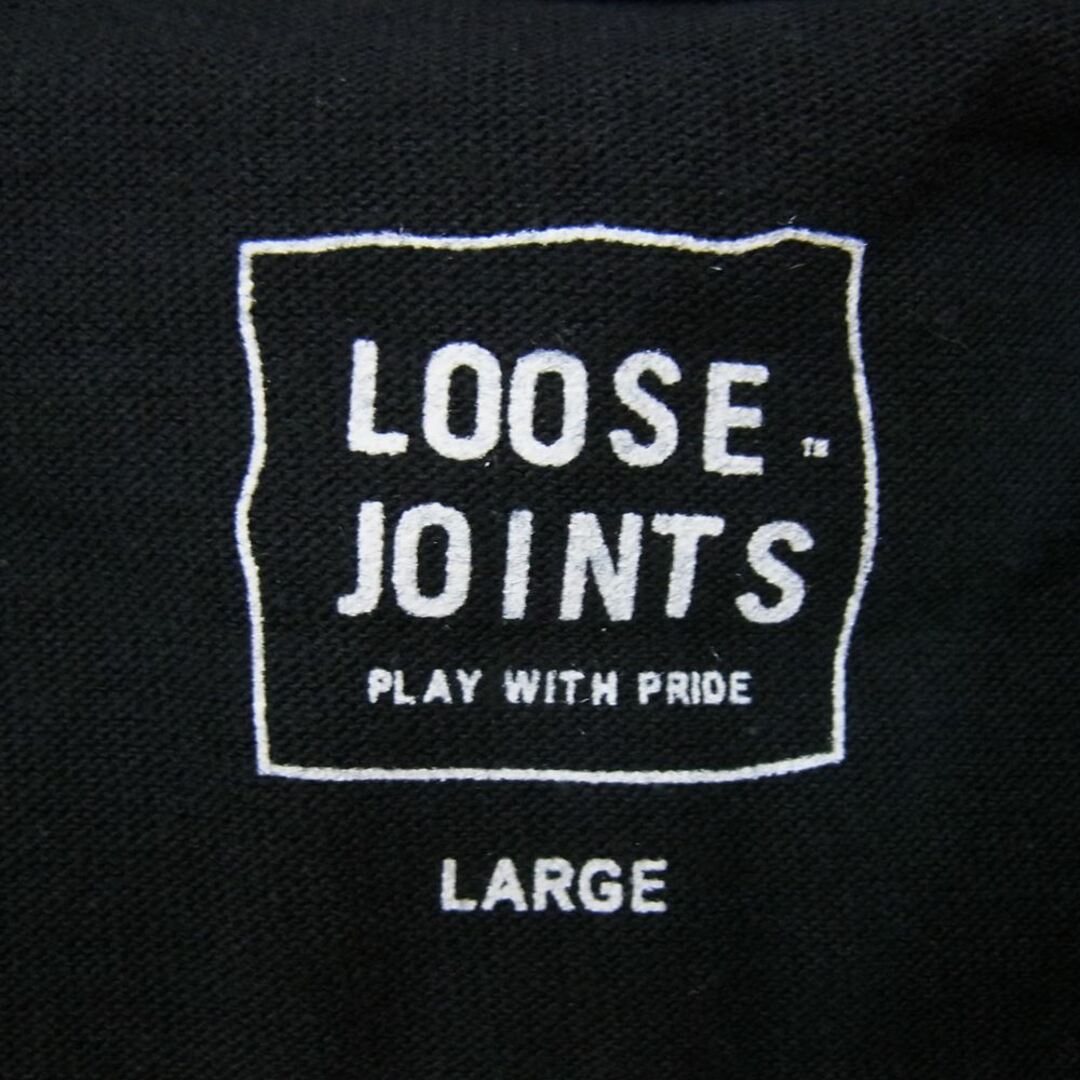 ルーズジョインツ LOOSEJOINTS SS20-T13 SYCH HACKERS Joose Loints S/S TEE プリント 半袖 Tシャツ ブラック系 L【新古品】【未使用】 3