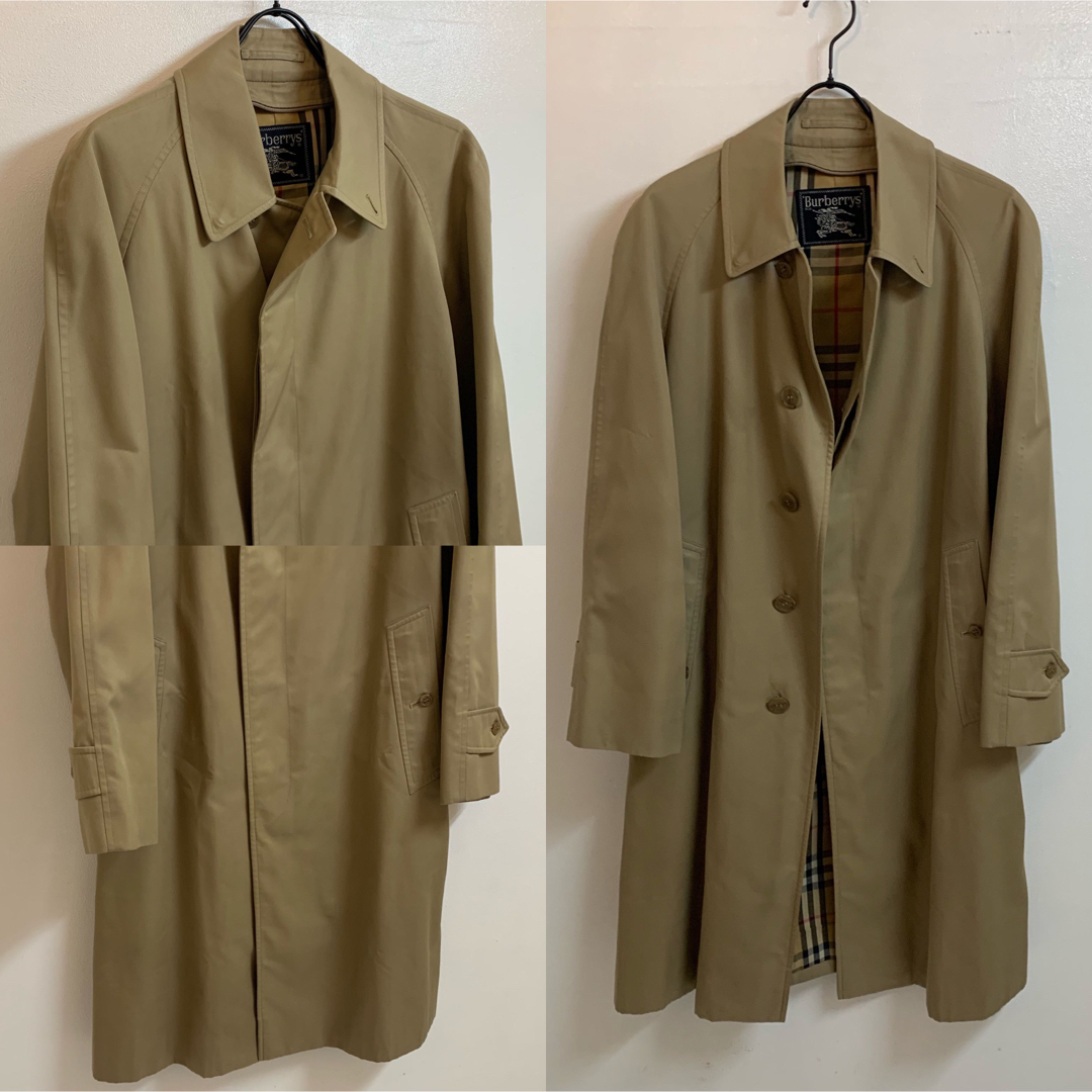 BURBERRYS VINTAGE 80s ステンカラーコート 裏地ノバチェック