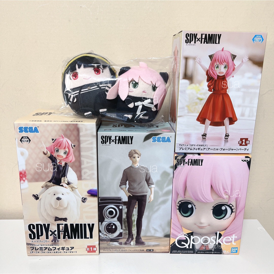 SPY×FAMILY qposket フィギュア アーニャ ロイド ヨル　セット | フリマアプリ ラクマ