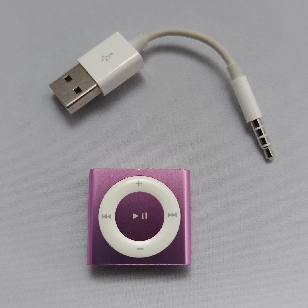 【ジャンク品】iPod shuffle 2GB  ＜ケース、イヤホンなし＞ スマホ/家電/カメラのオーディオ機器(ポータブルプレーヤー)の商品写真