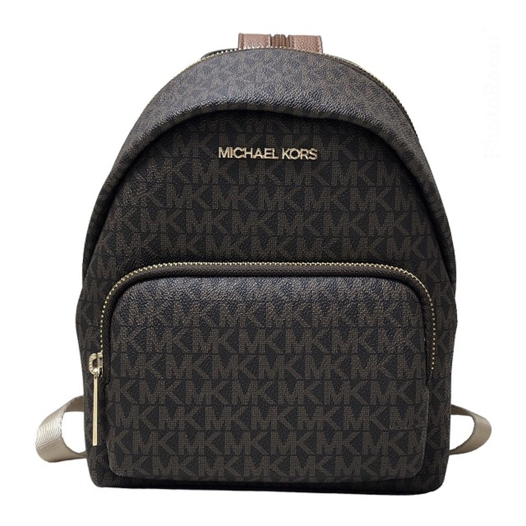 Michael Kors(マイケルコース)のマイケルコース(MICHAEL KORS) 35T0GERB5B ERIN SM CONV BACKPACK エリン シグネチャー スモール コンバーチブル バックパック リュックサック/バックパック レディース (カラー：ブラウン系) 【SAランク】【中古】 レディースのバッグ(リュック/バックパック)の商品写真