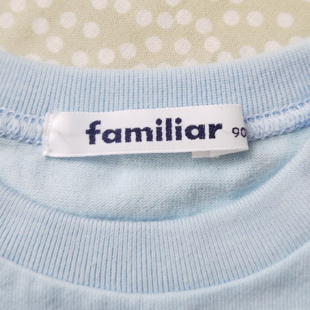 familiar(ファミリア)の【未使用】familiar  Tシャツ   90cm キッズ/ベビー/マタニティのキッズ服女の子用(90cm~)(Tシャツ/カットソー)の商品写真