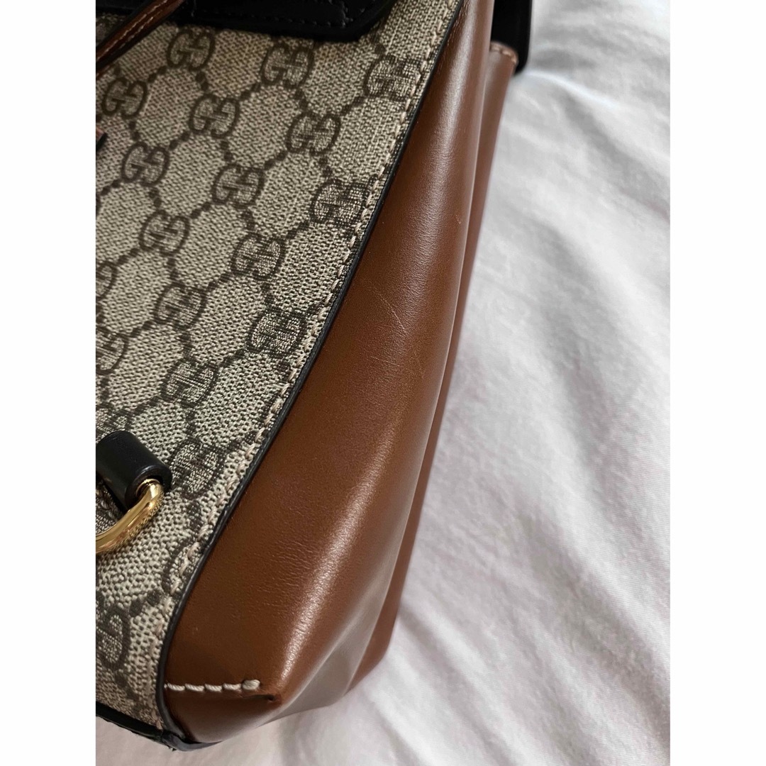 Gucci(グッチ)のGUCCI/バックパック/パドロック/GGスプリーム レディースのバッグ(リュック/バックパック)の商品写真