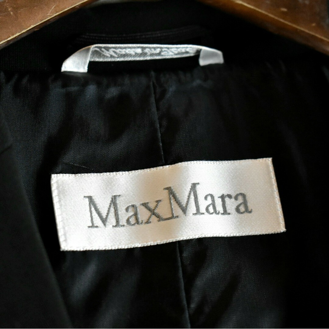 美品 Max Mara マックスマーラ 白タグ 1ボタンカンカン素材 ジャケット