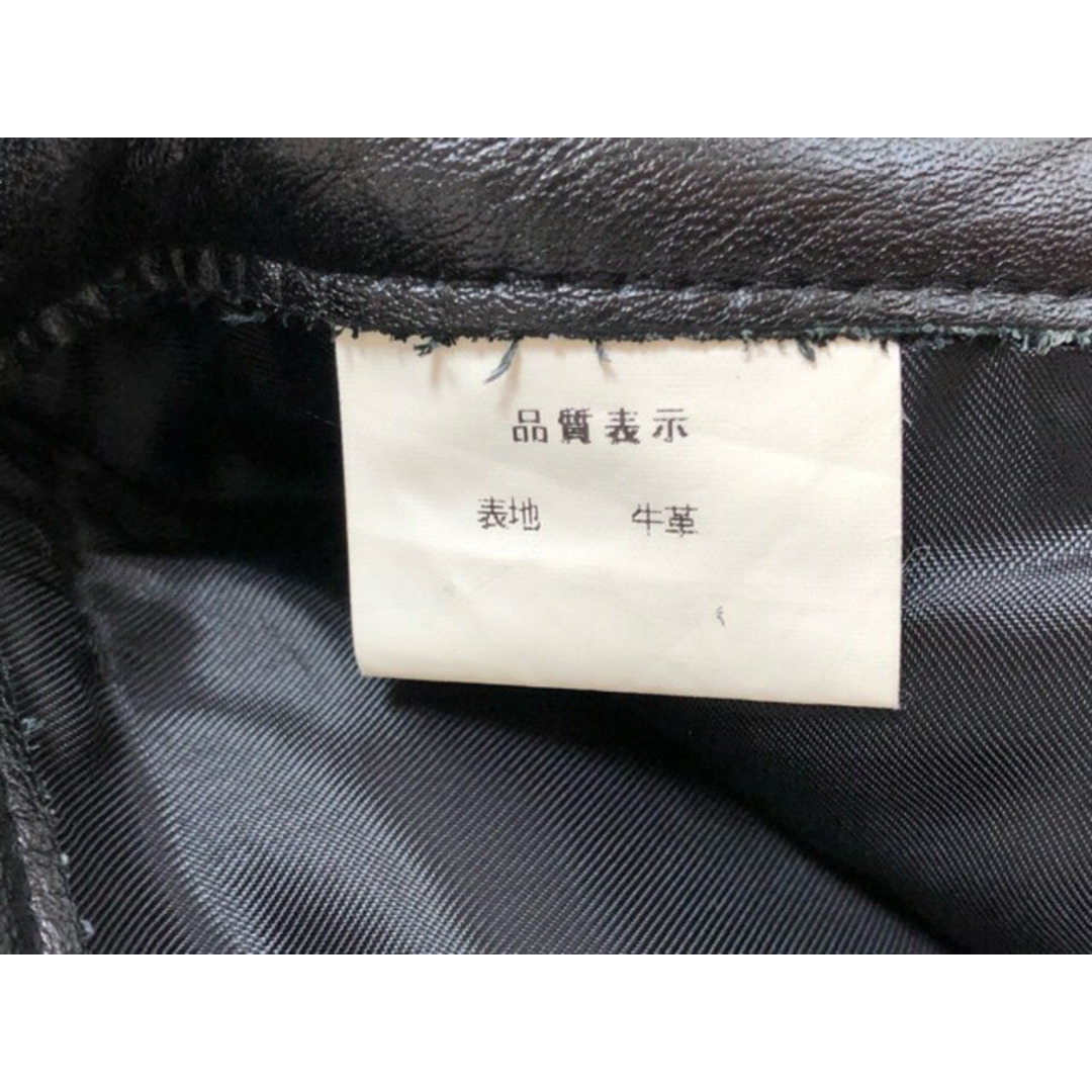 CREAM SODA(クリームソーダ)ファイヤーステッチ レザーパンツ【中古