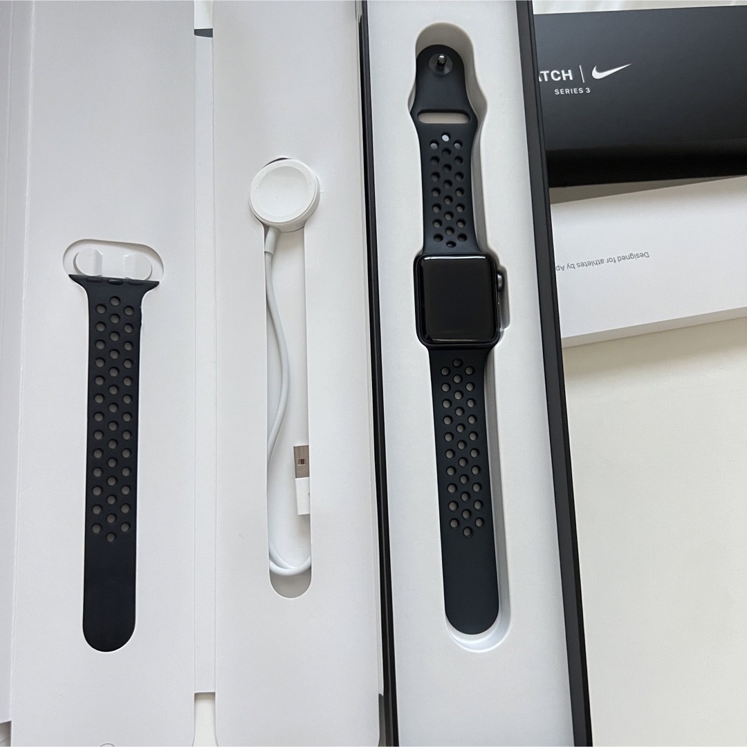 Apple Watch   Apple Watch Nike+ Series 3 GPSモデル mm 黒の通販