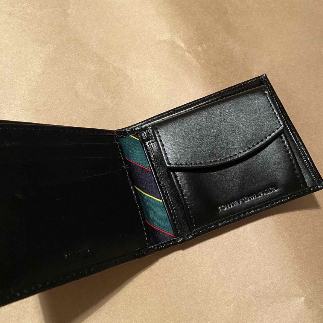 折り財布　ミニ財布　二つ折り財布　コインケース　小銭入れ　ブラック　黒色　ネロ