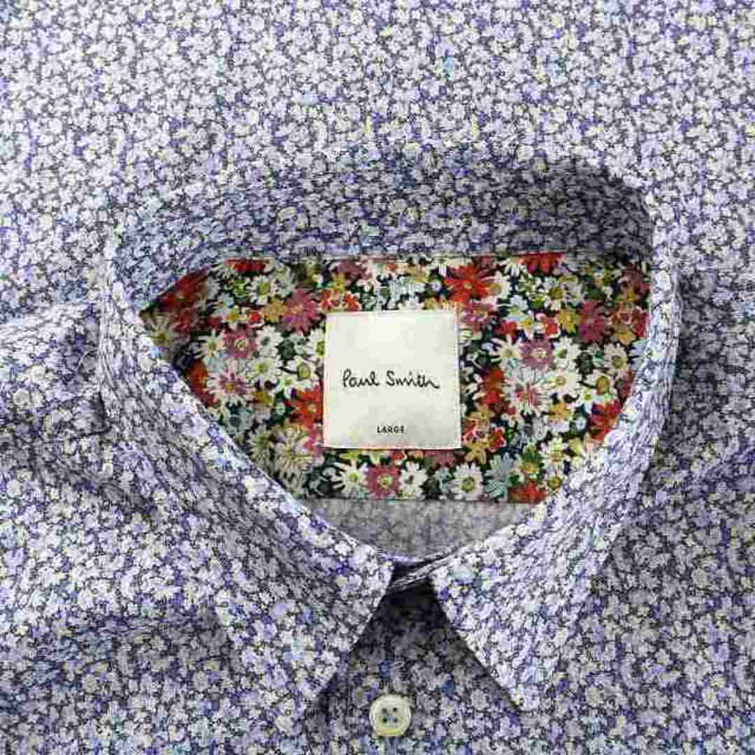 Paul Smith - PAUL SMITH リバティフローラル半袖シャツ カジュアル