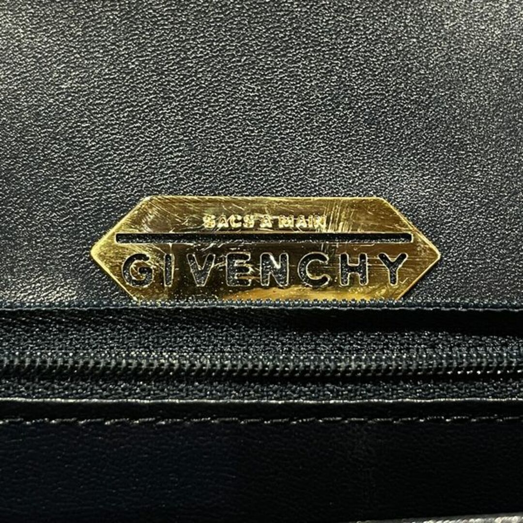 GIVENCHY 4Gロゴ トップハンドル ヴィンテージ ハンドバッグ レザー 5