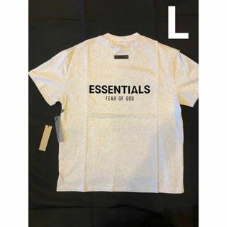 エッセンシャルズFOG ESSENTIALS バックロゴ Tシャツ グレー  L(Tシャツ/カットソー(半袖/袖なし))