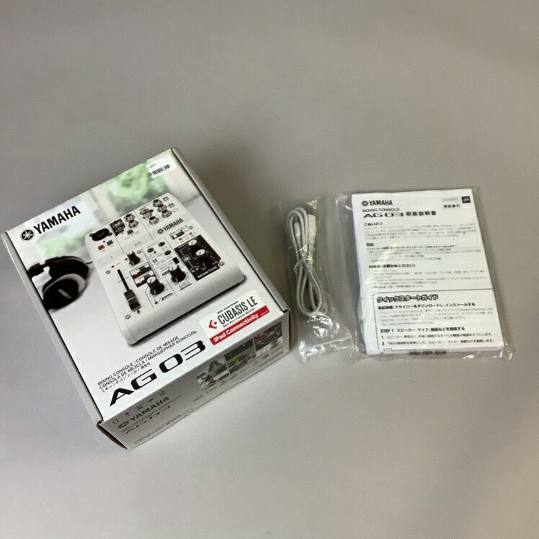 YAMAHA（ヤマハ）/AG03 【クリアランス！値下げしました！】【中古】【USED】ミキサー／コンソール1ch?　【成田ボンベルタ店】 楽器のレコーディング/PA機器(ミキサー)の商品写真