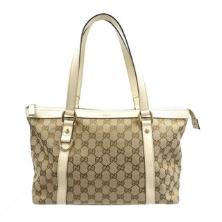 Gucci - 新品同様 グッチ アビーライン 141470 GGキャンバス レザー