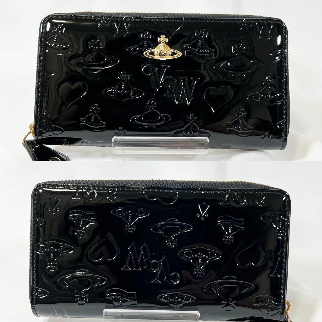 Vivienne Westwood(ヴィヴィアンウエストウッド)の☆箱あり超美品☆ヴィヴィアンウエストウッド 長財布 エナメル レディースのファッション小物(財布)の商品写真