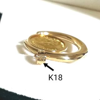 美品) K18 三日月ペンダントトップの通販 by 花🌼hana shop|ラクマ